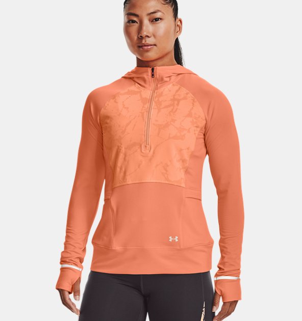 Under Armour Women's UA OutRun The Cold Hooded ½ Zip